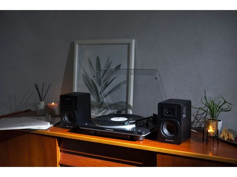 Audio-Technica Plattenspieler AT-LP70XBTBS Schwarz