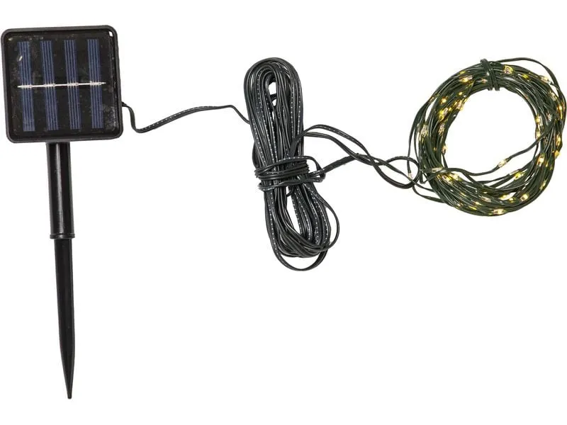 Star Trading Lichterkette Solar Dew Drop Micro, 100 LEDs, 740 cm, Grün Star Trading Lichterkette Solar Dew Drop Micro, 100 LEDs, 740 cm, Grün