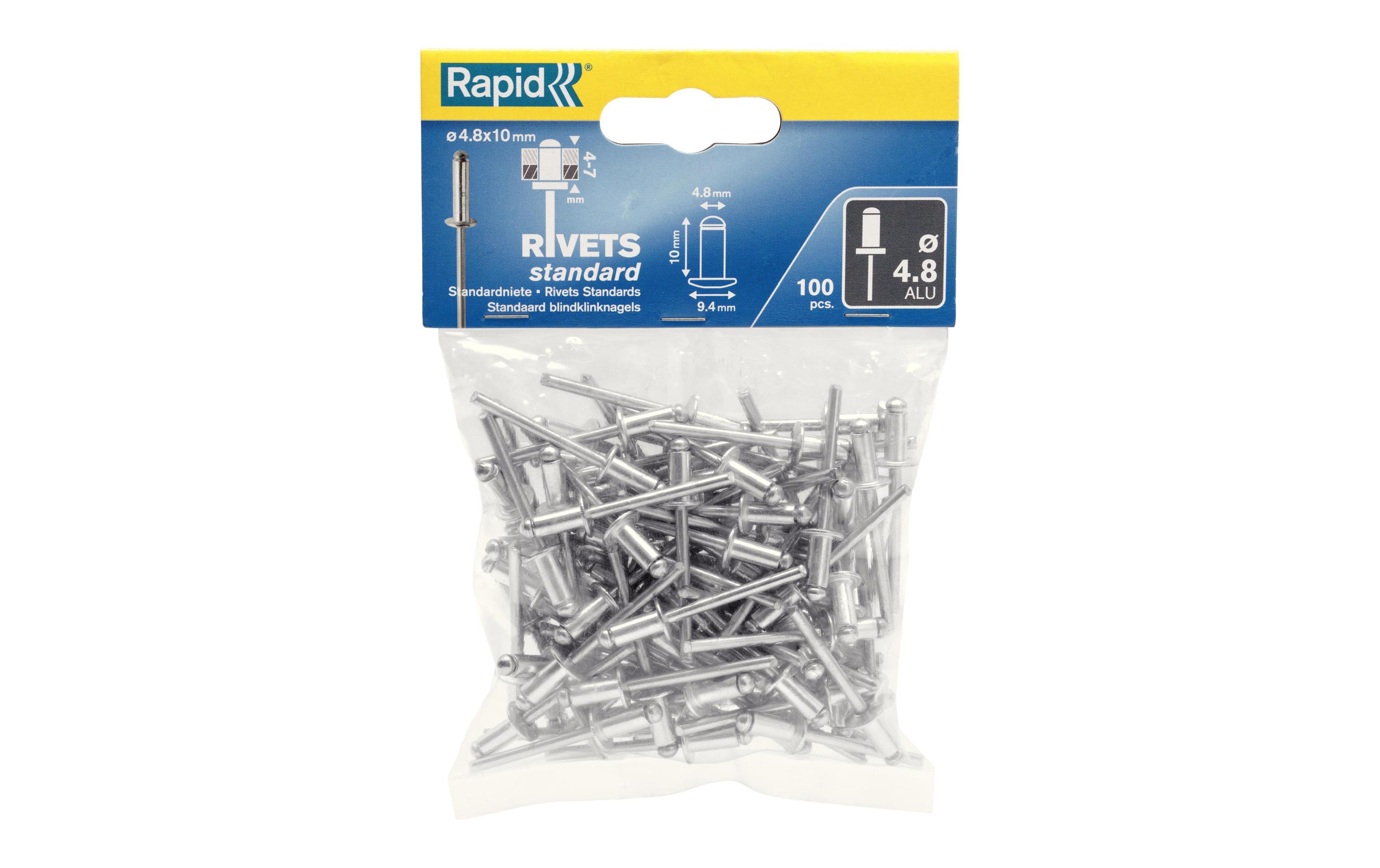Rapid Blindnieten Standard Ø 4.8 x 10 mm Rapid Blindnieten Standard Ø 4.8 x 10 mm