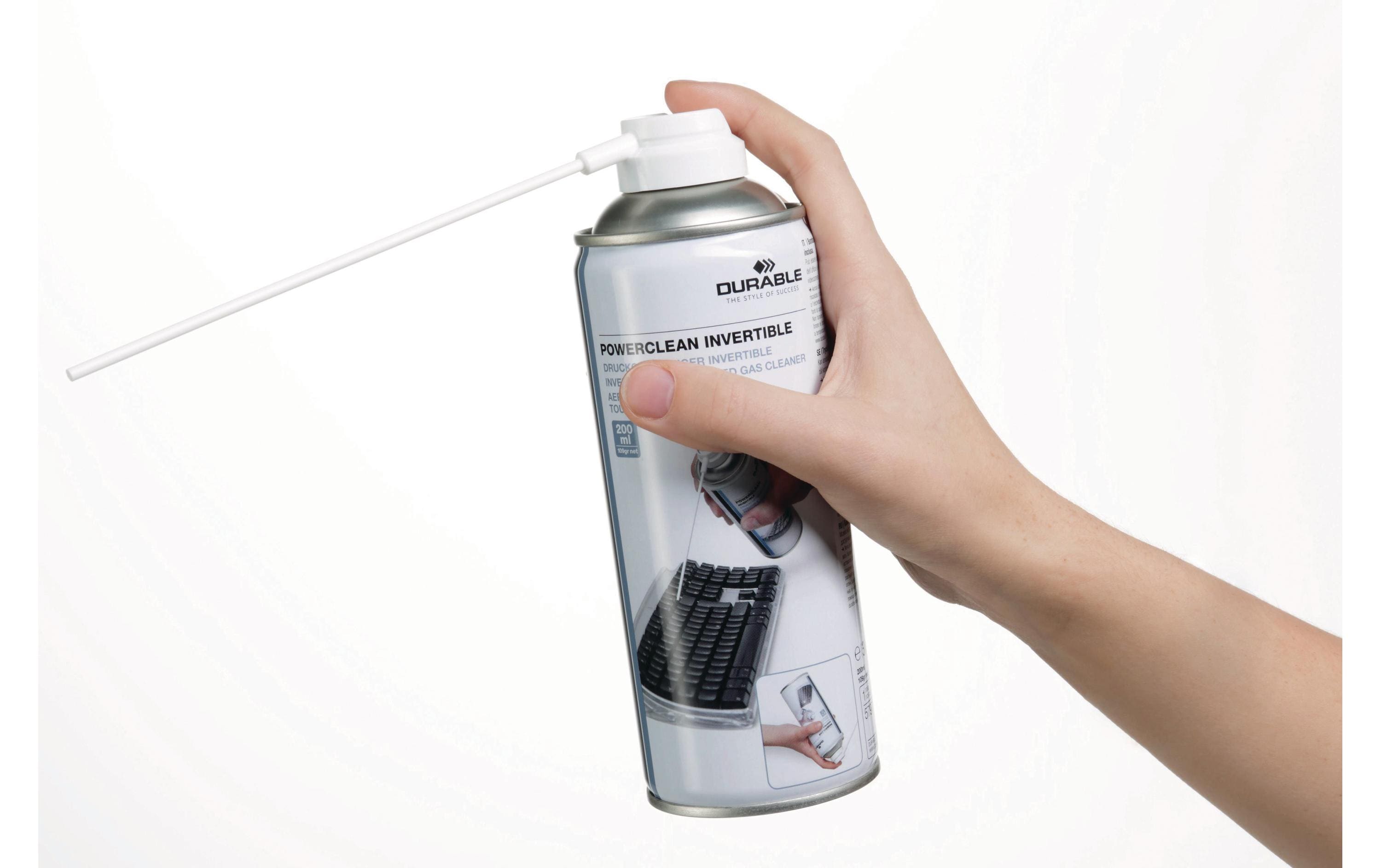 DURABLE Druckluftreiniger Powerclean Invertible 200 ml DURABLE Druckluftreiniger Powerclean Invertible 200 ml