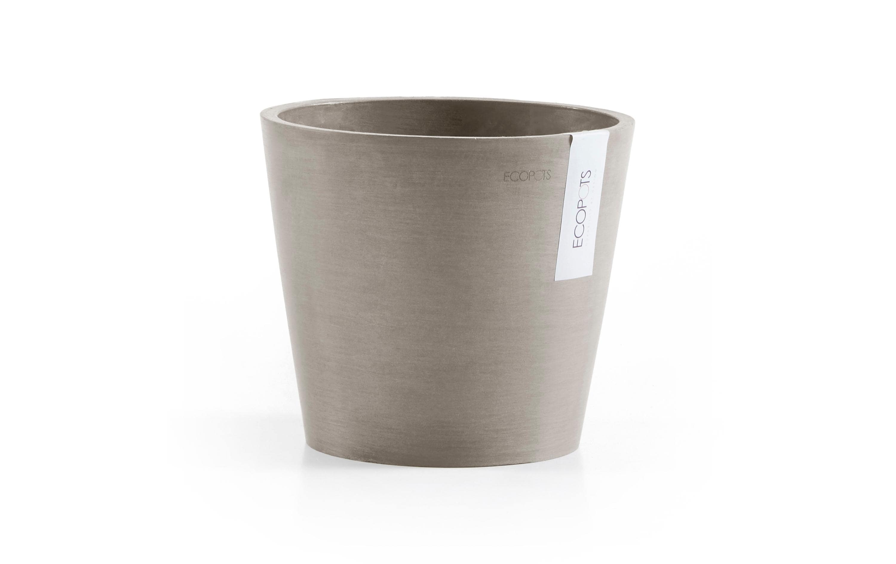 Ecopots Pflanzentopf Amsterdam 20, French Taupe Ecopots Pflanzentopf Amsterdam 20, French Taupe
