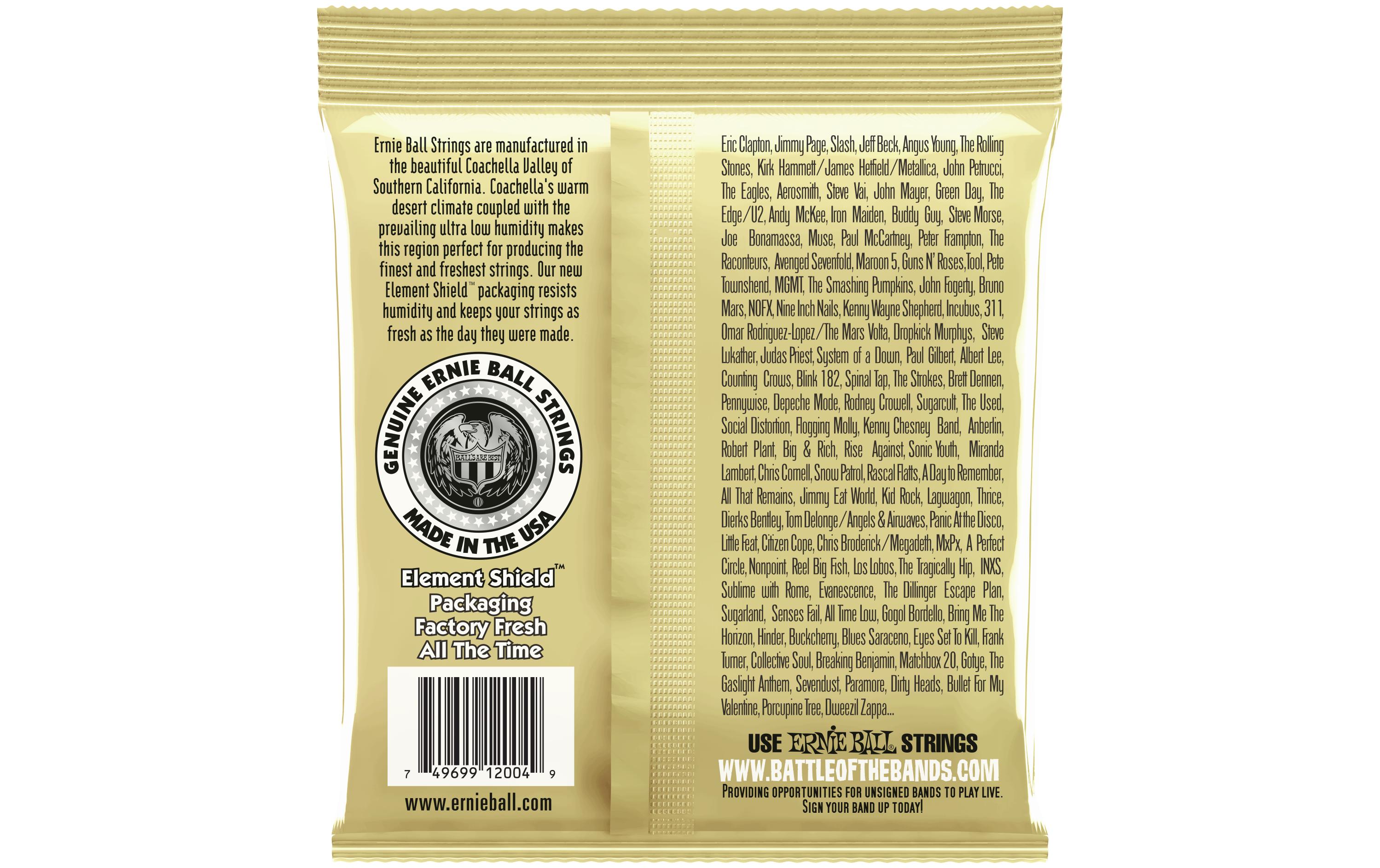 Ernie Ball Gitarrensaiten 2004 Earthwood Bronze – Light 11-52