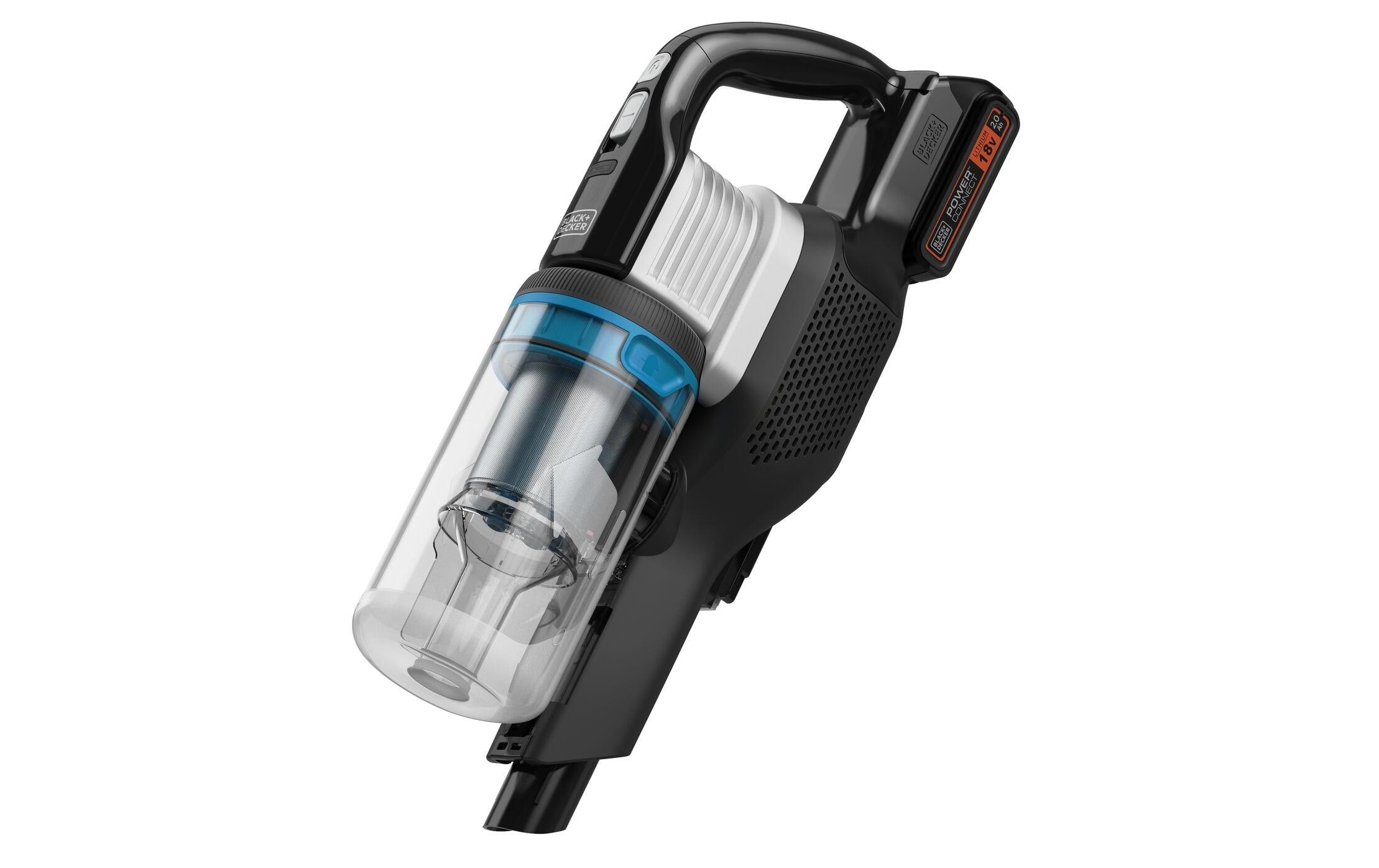 BLACK+DECKER Akku-Hand- und Stielsauger BHFEB520D1 Grau/Schwarz