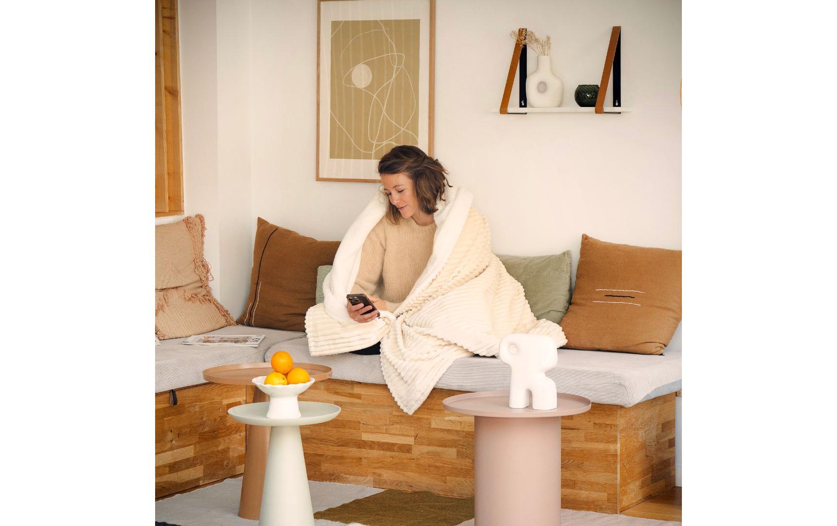 Terraillon Wärmedecke Koomy Beige, 180 x 130 cm