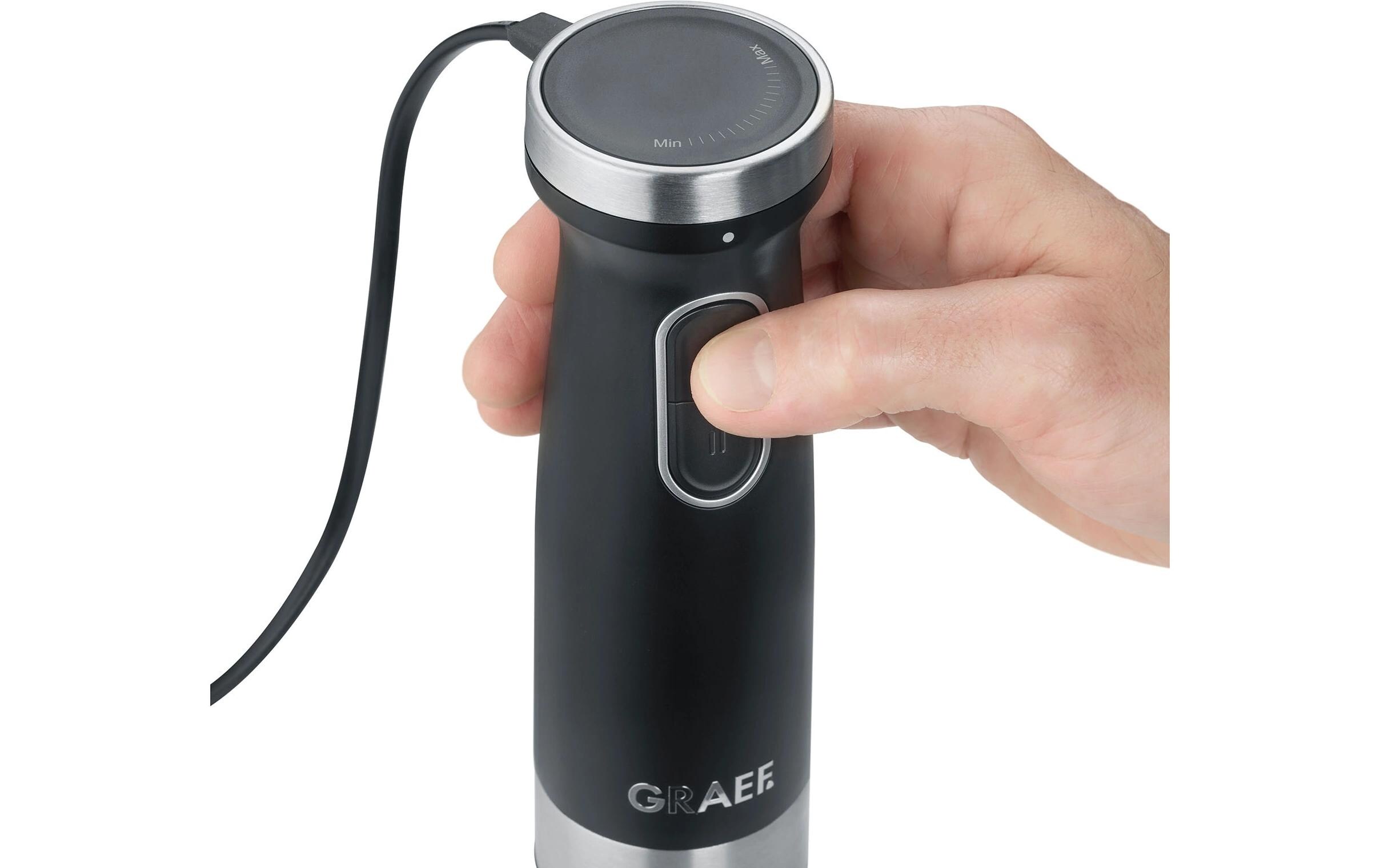 Graef Stabmixer HB602 Schwarz/Silber