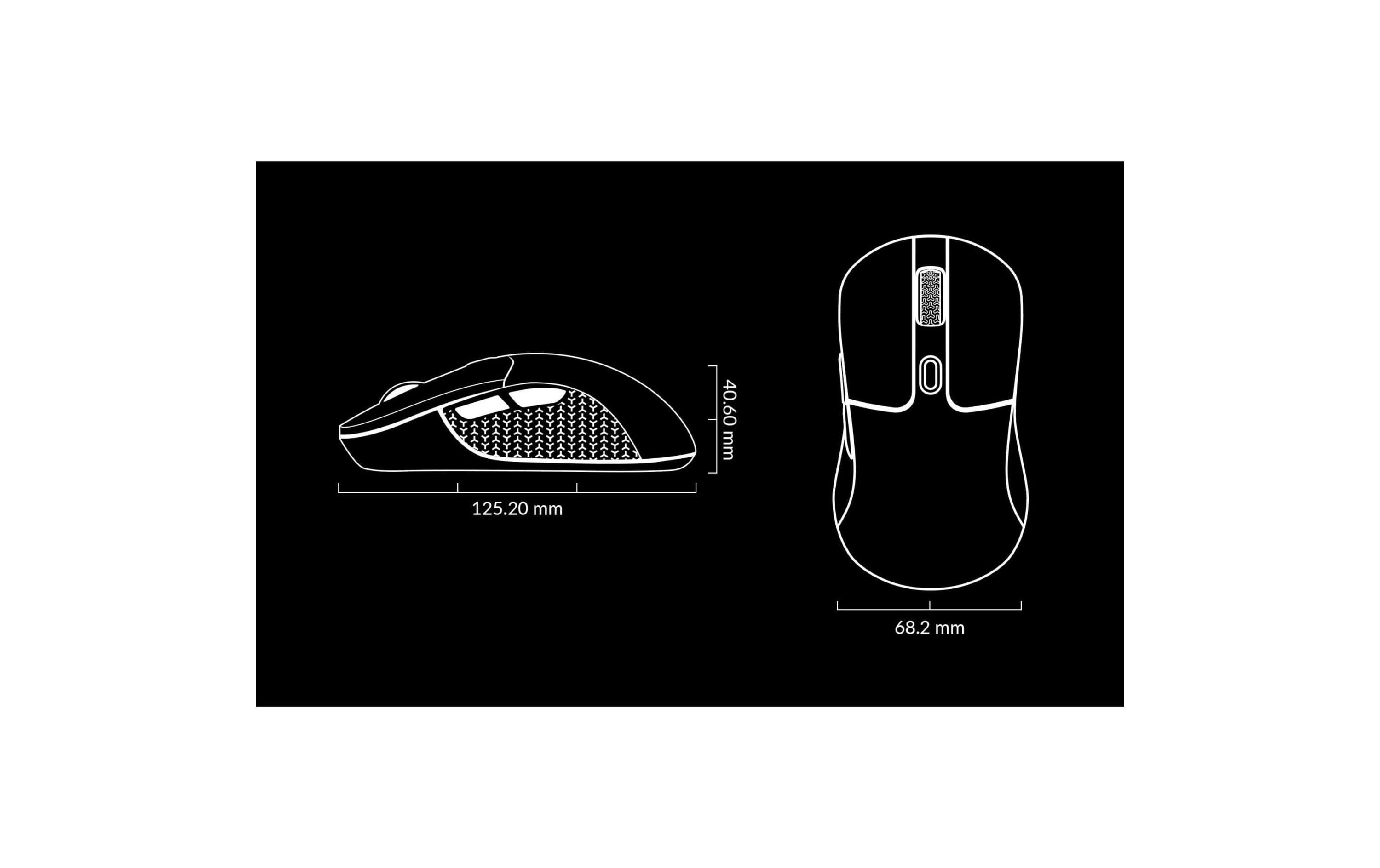 Keychron Gaming-Maus M3 Wireless Black 4000 Hz No RGB