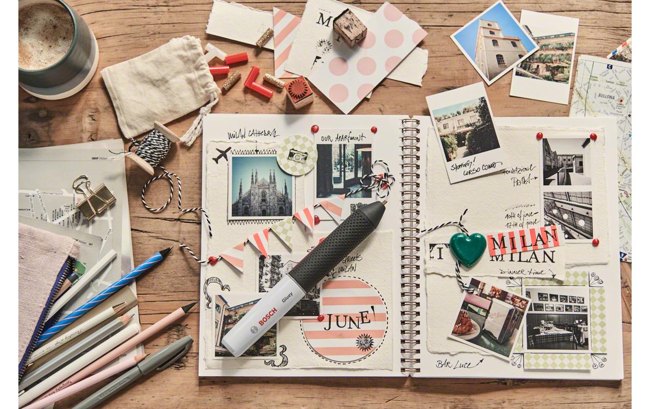 Bosch Akku-Heissklebestift Gluey Smoky grey