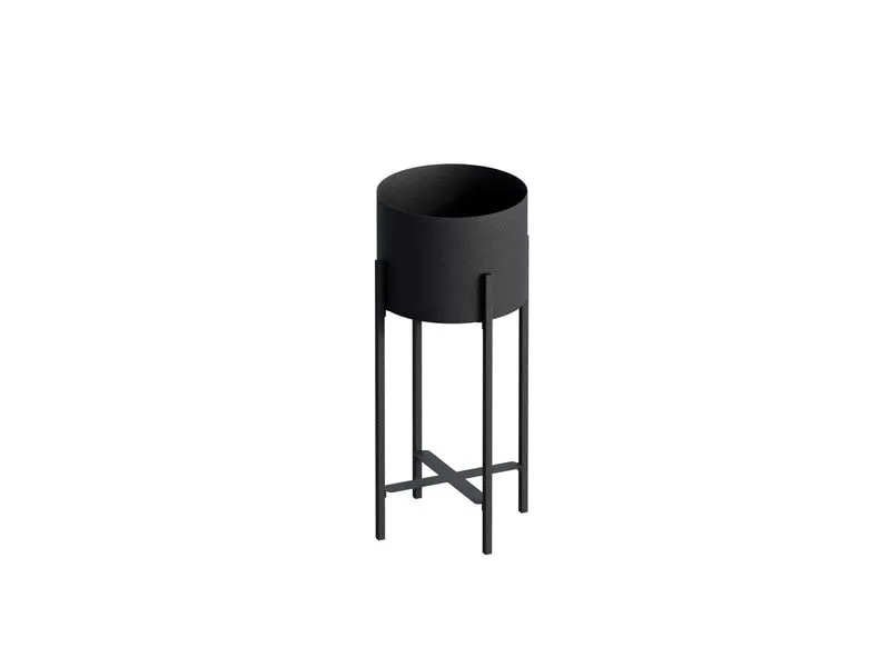 Wallxpert Pflanzenständer 23 cm/48 cm, Schwarz Wallxpert Pflanzenständer 23 cm/48 cm, Schwarz