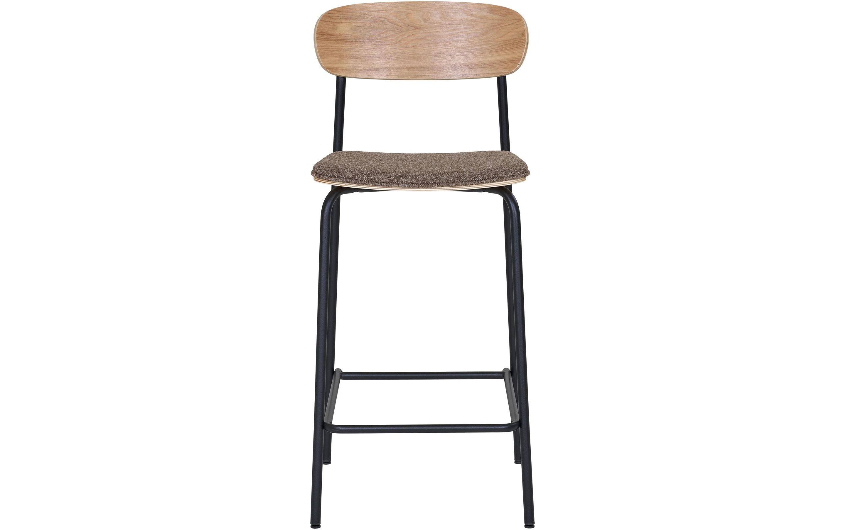 House Nordic Barhocker Estepona 2 Stück, Braun