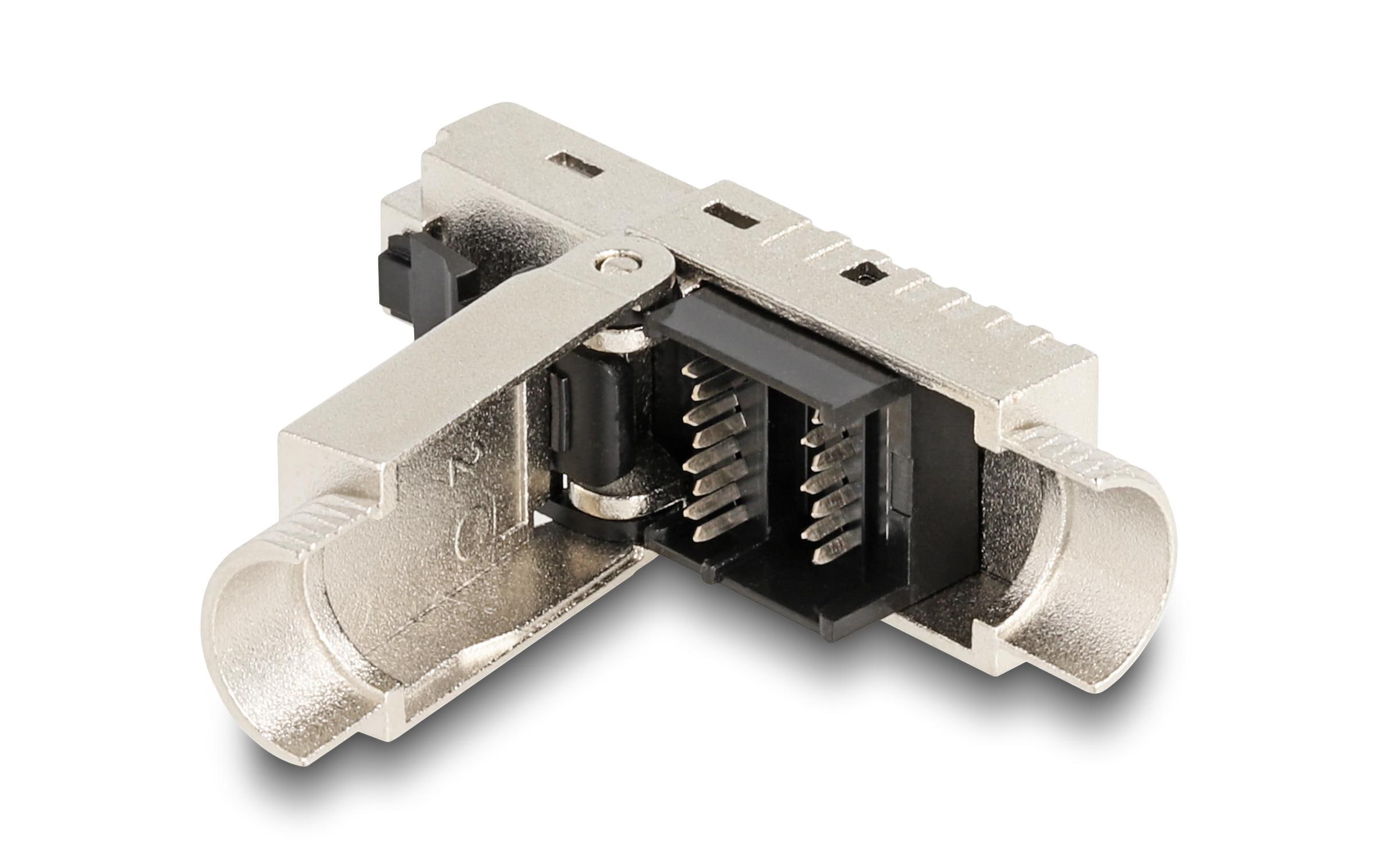 Delock Stecker RJ45 Cat.6A Feldkonfektionierbar 1 Stück, Silber Delock Stecker RJ45 Cat.6A Feldkonfektionierbar 1 Stück, Silber