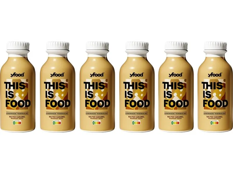 YFOOD Trinkmahlzeit Salted Caramel 6 x 500 ml