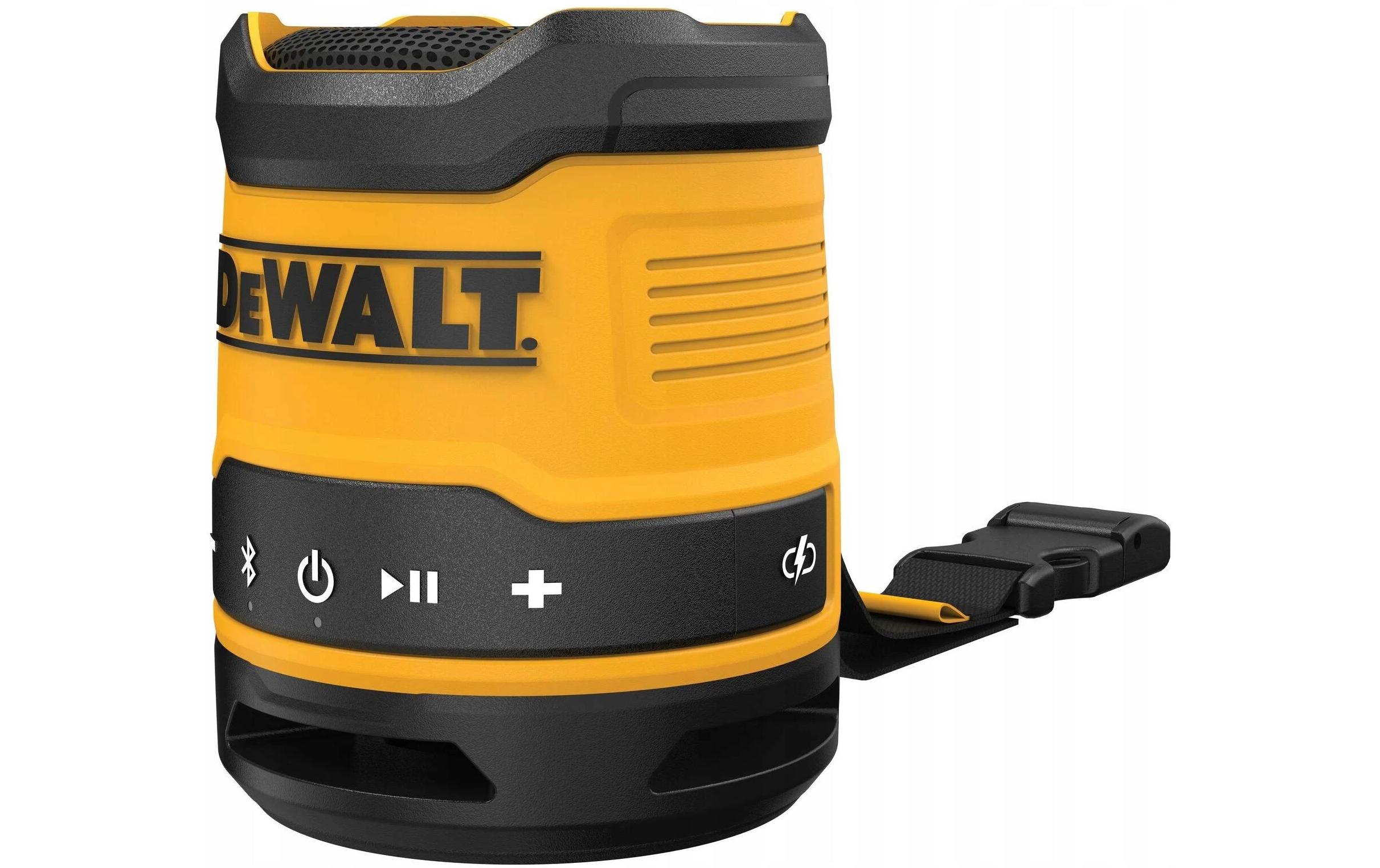 DEWALT Bluetooth Speaker USB-C Rechargeable Gelb