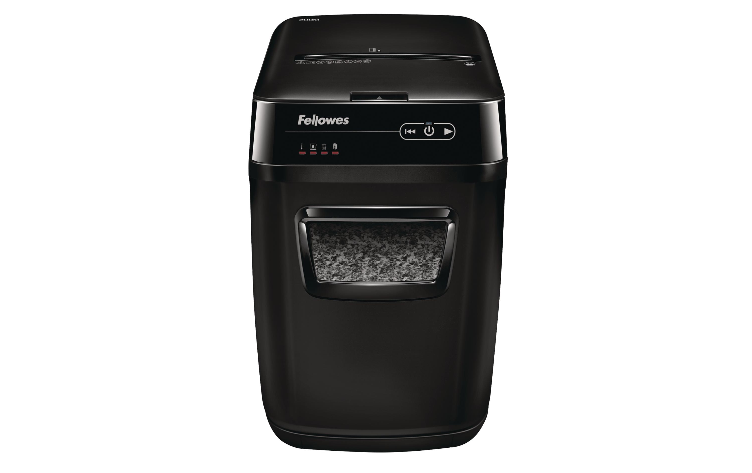 Fellowes Aktenvernichter AutoMax 200M P-5, 200 Seiten Fellowes Aktenvernichter AutoMax 200M P-5, 200 Seiten