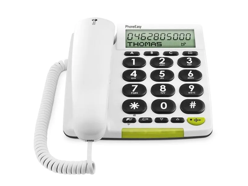 Doro Tischtelefon PhoneEasy 312cs Weiss Doro Tischtelefon PhoneEasy 312cs Weiss