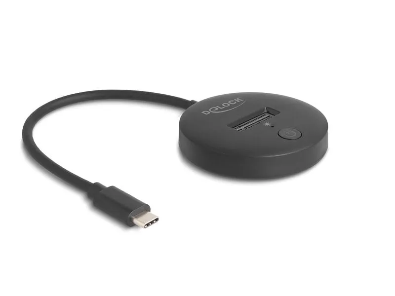 Delock Dockingsstation M.2 NVMe / SATA SSD USB 10 Gbps USB Type-C