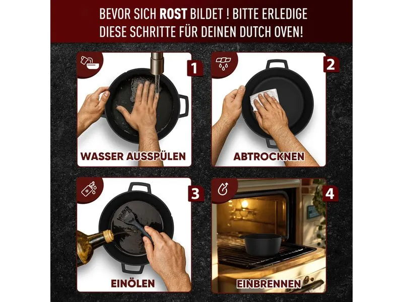 Gusskoenig 2in1 Dutch Oven -Topf 4.8 l und Pfanne 1.8 l Gusskoenig 2in1 Dutch Oven -Topf 4.8 l und Pfanne 1.8 l