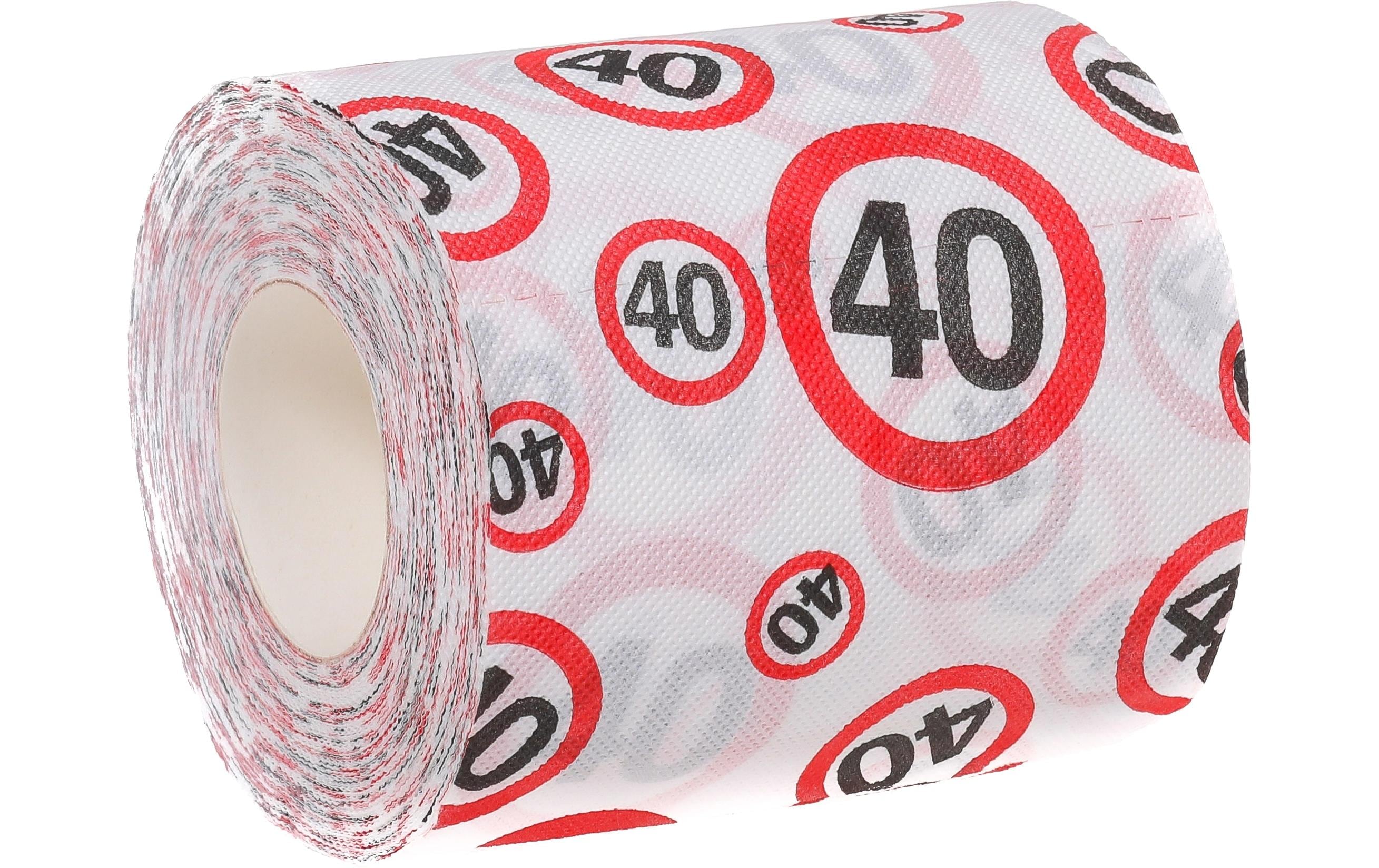 Trendcompany Scherzartikel WC Papier 40. Geburtstag