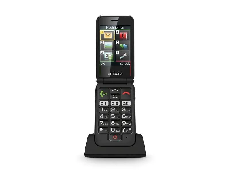 Emporia JOY LTE V228 Klapphandy 4G 2.8 Zoll Schwarz Emporia JOY LTE V228 Klapphandy 4G 2.8 Zoll Schwarz