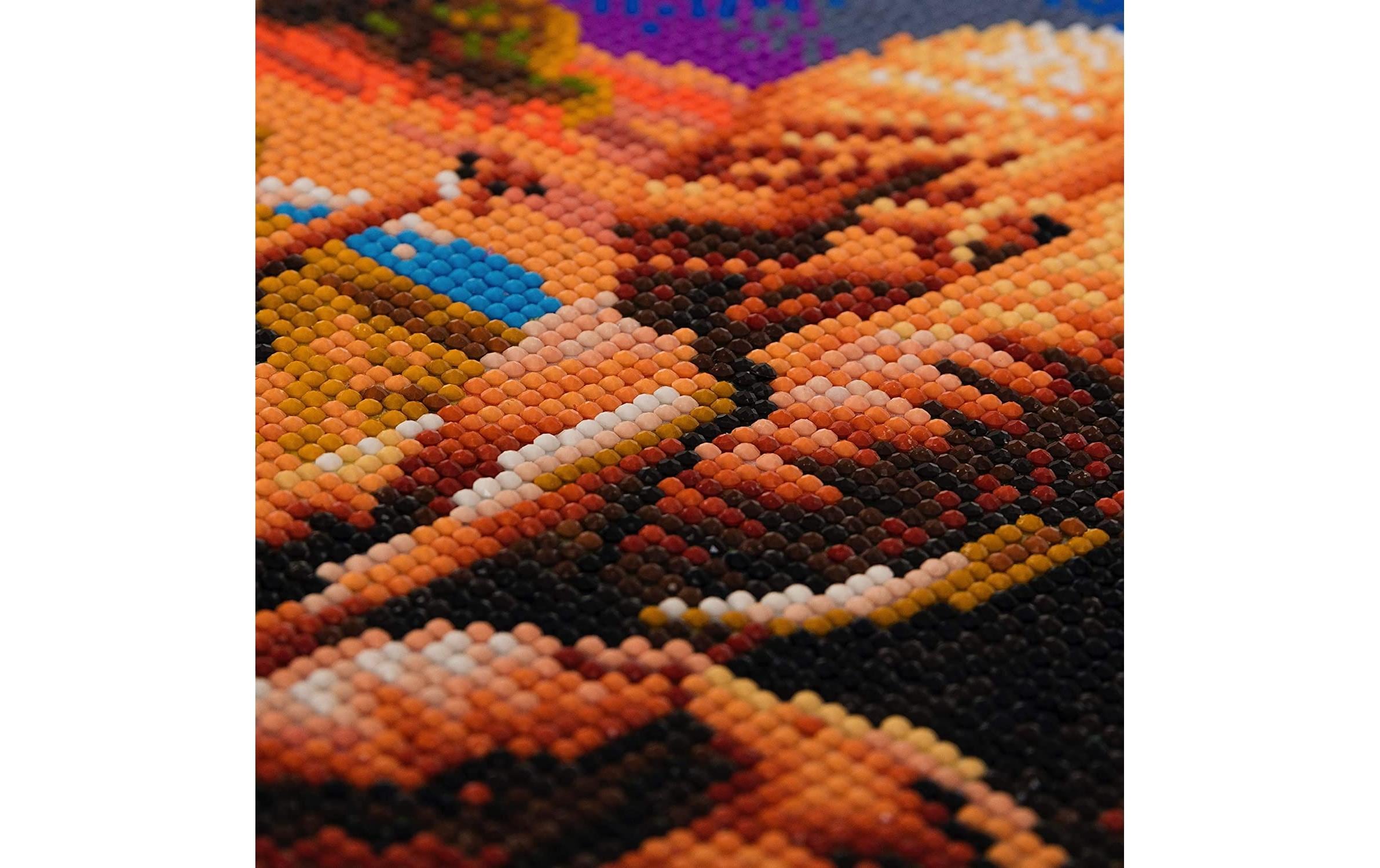 CRAFT Buddy Bastelset Crystal Art Kit Savannah Elephant 30 x 30 cm