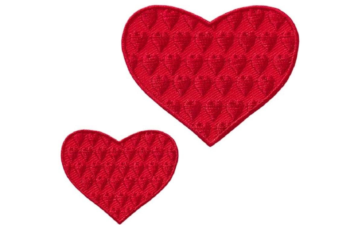 Mono-Quick Aufbügelbild Herz Rot 1 Stück Mono-Quick Aufbügelbild Herz Rot 1 Stück