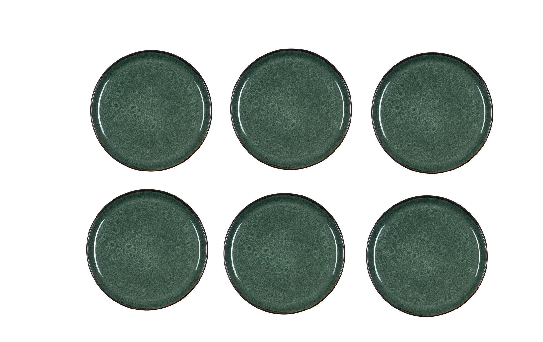 Bitz Frühstücks- & Dessertteller Ø 21 cm, 6 Stück, Grün