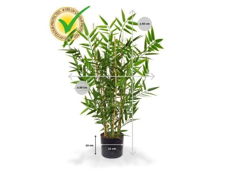 Botanic-Haus Kunstpflanze Bambus Japanisch, 60 cm, UV-Beständig