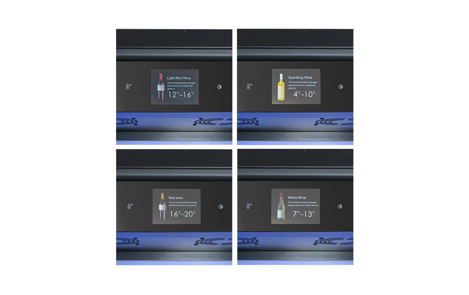 Kibernetik Weinklimaschrank WK1870 Schwarz, Rechts