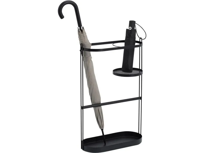 Zeller Present Schirmständer 35.8 x 16 x 57.2 cm, Schwarz