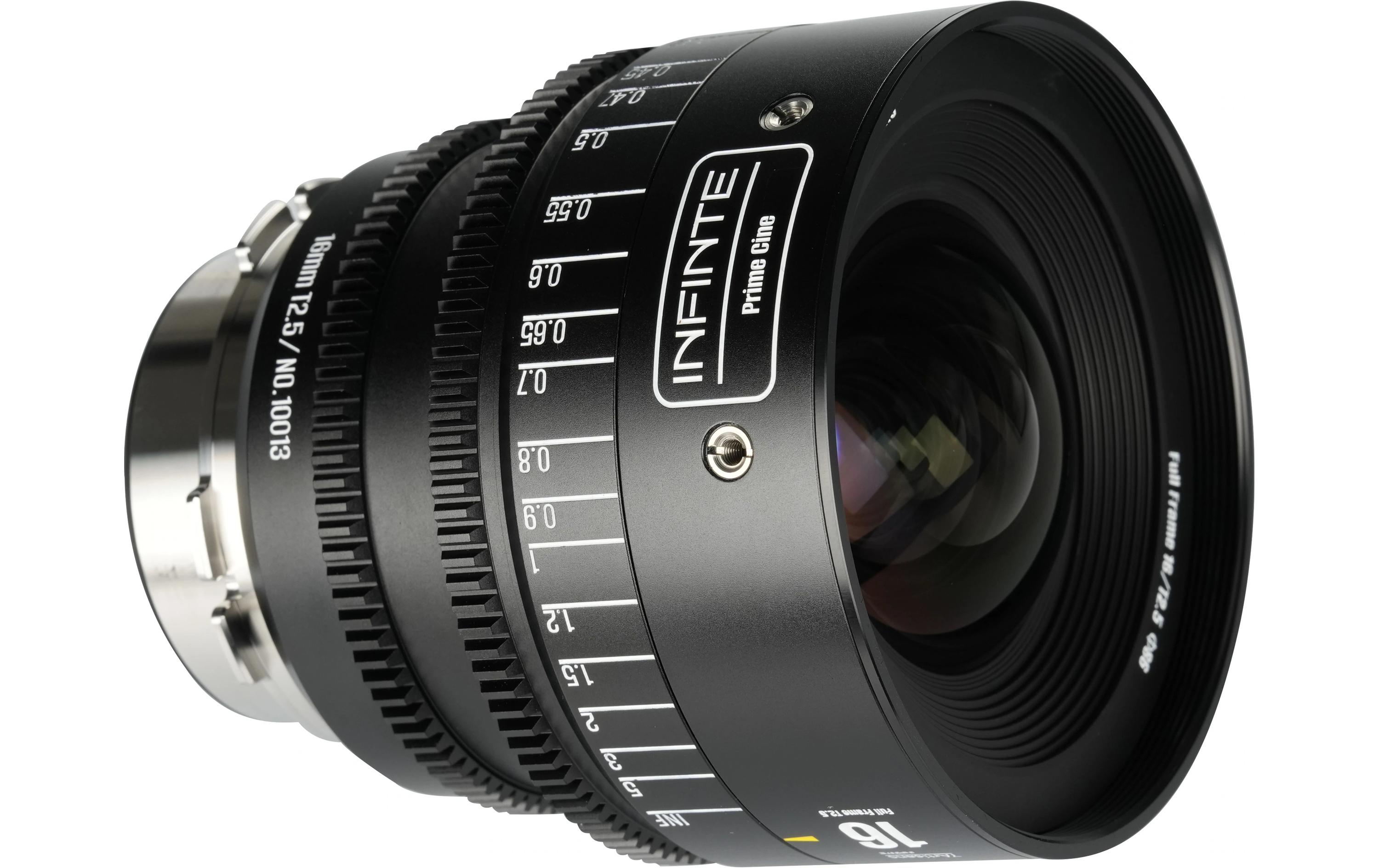 7Artisans Festbrennweite 16mm T/2.5 INFINTE Schwarz – Arri PL