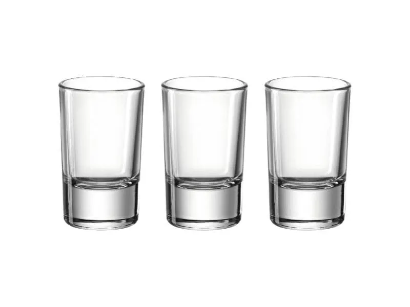 Montana Schnapsglas Basic 40 ml, 3 Stück, Transparent 