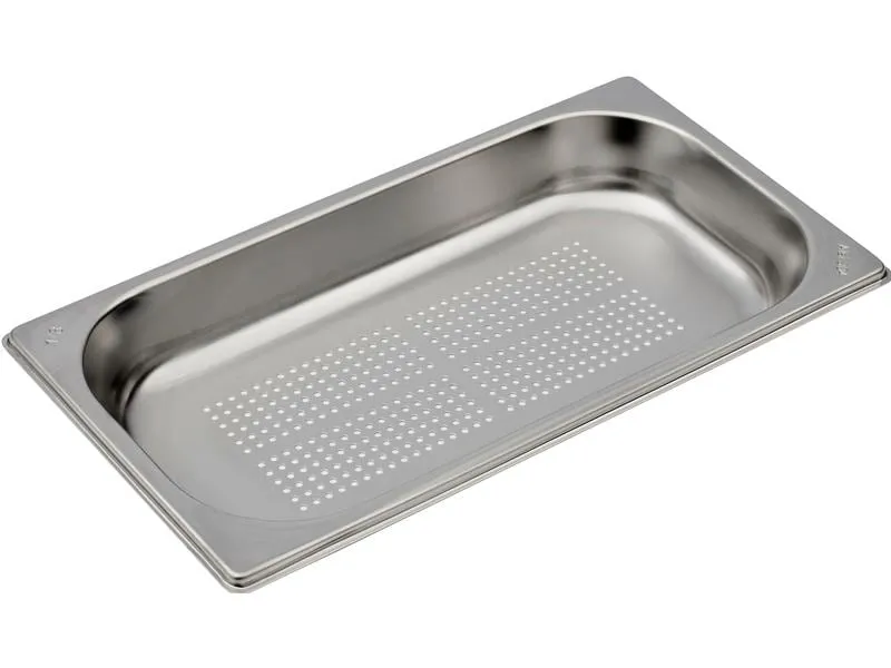 INOX Garbehälter GN gelocht, 40 mm INOX Garbehälter GN gelocht, 40 mm