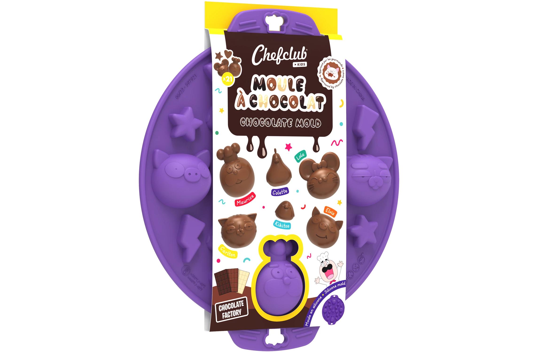 Chefclub Schokoladenform Lila
