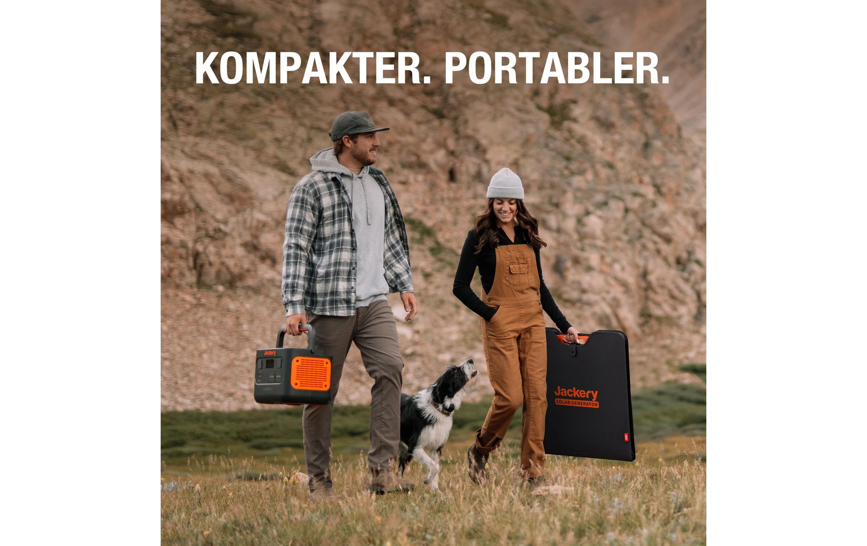 Jackery Power Station Kit– Explorer1000Pro+ 4xSolarSaga200W, 1002 Wh