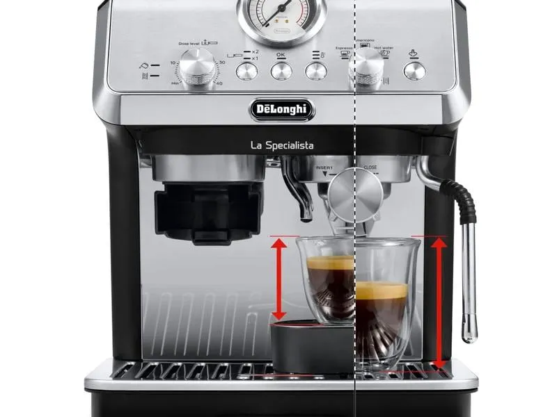 De'Longhi Siebträgermaschine EC9155.MB La Specialista Arte Silber