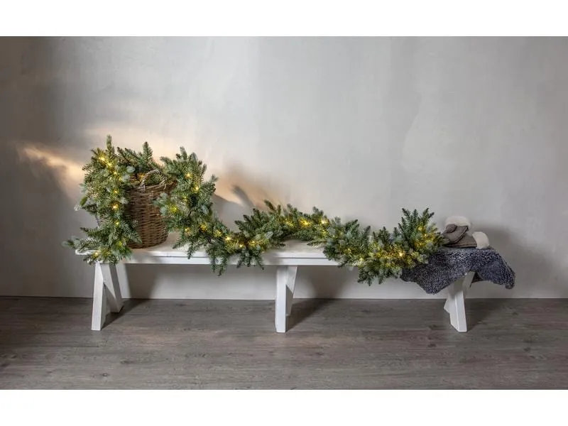 Star Trading Girlande LED Greyland, 300 cm, Grün