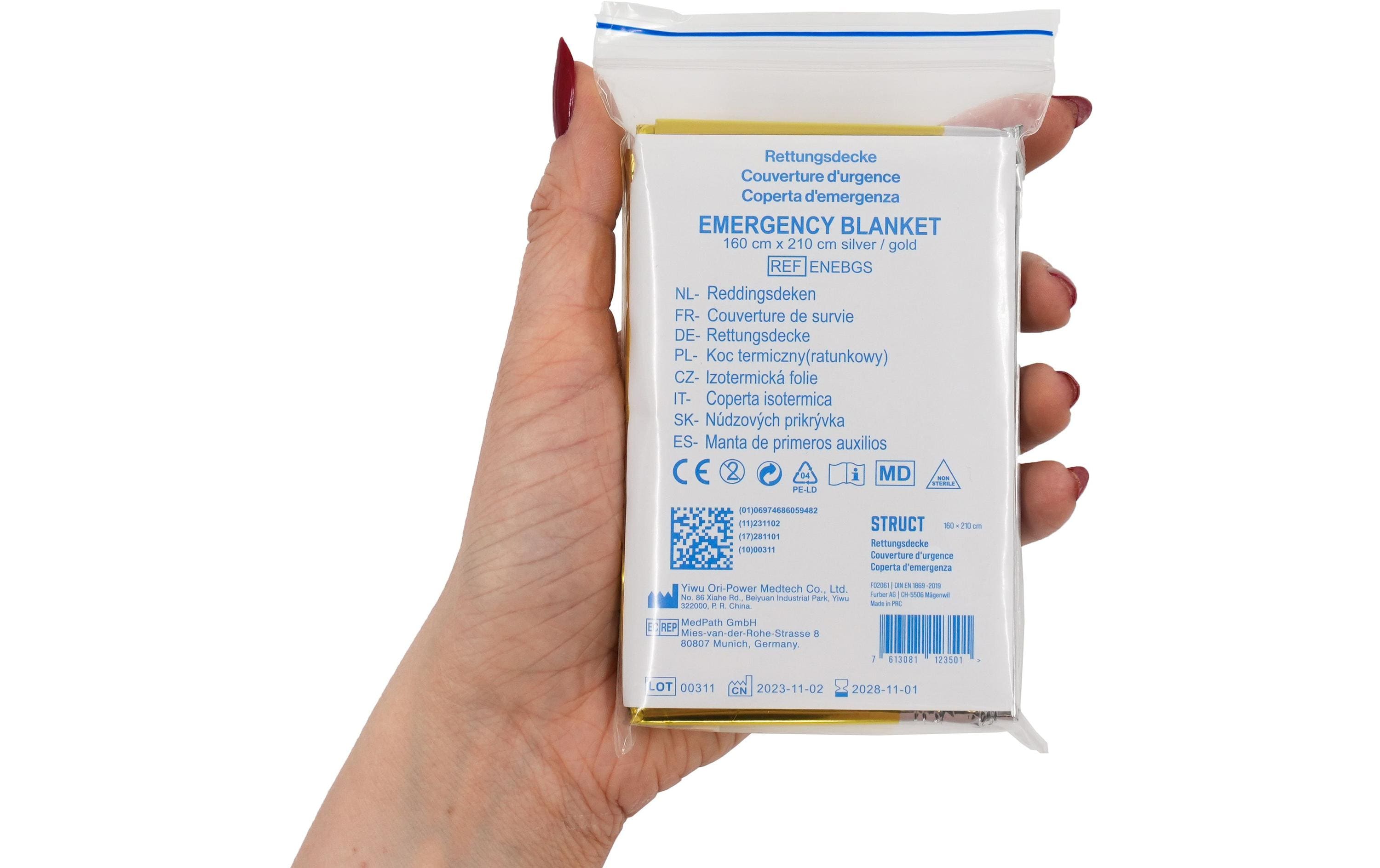 STRUCT Rettungsdecke 160 x 210 cm