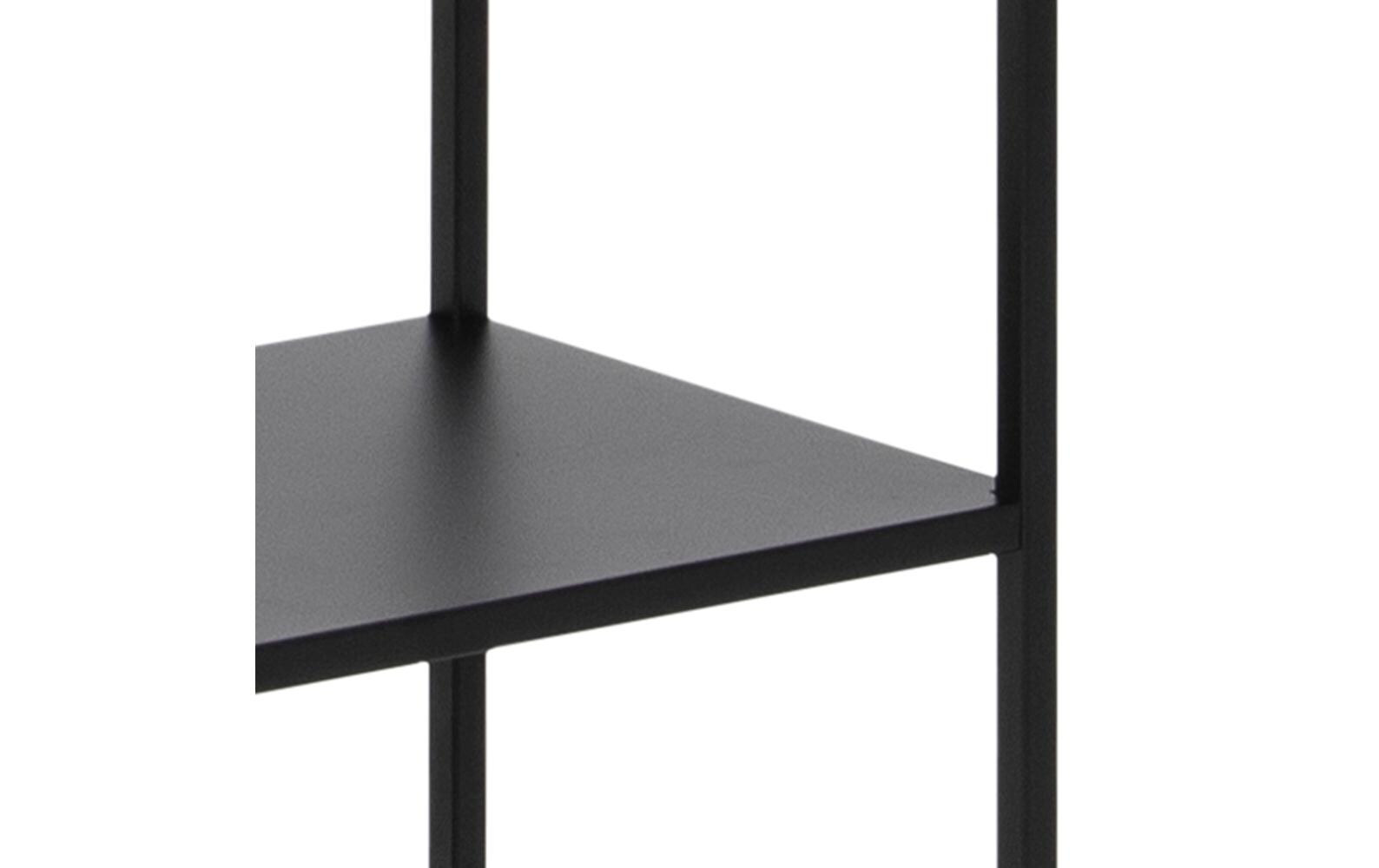 AC Design Regal Newcastle 69,5 x 30 x 185 cm, Schwarz