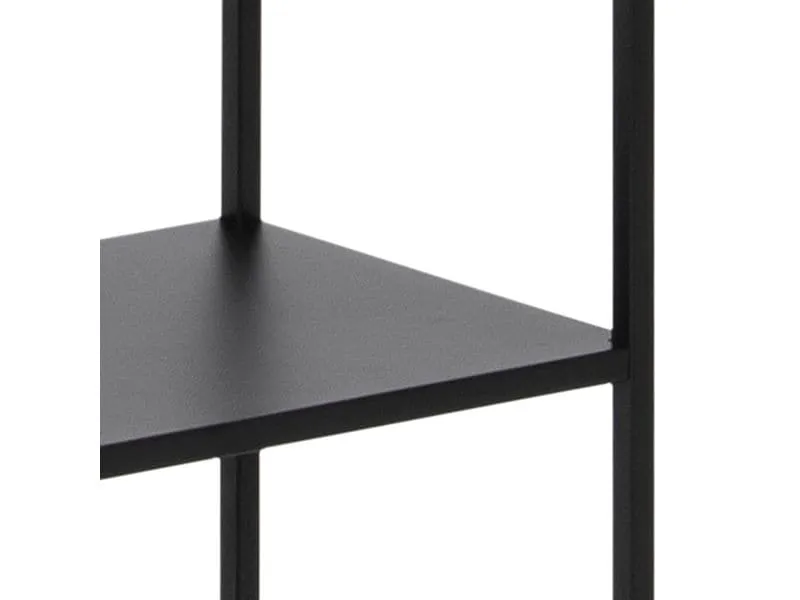 AC Design Regal Newcastle 69,5 x 30 x 185 cm, Schwarz