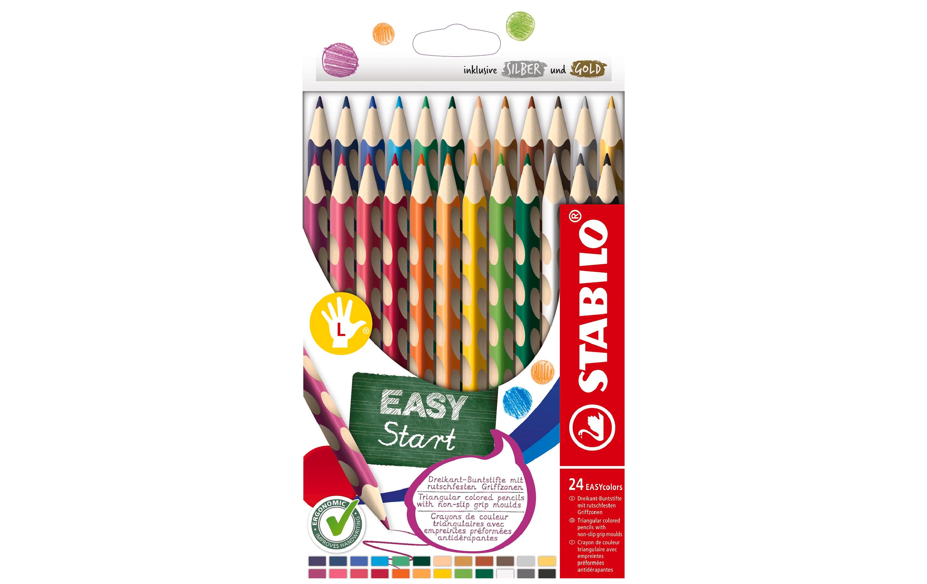 STABILO Farbstifte EASYcolors 24er Etui