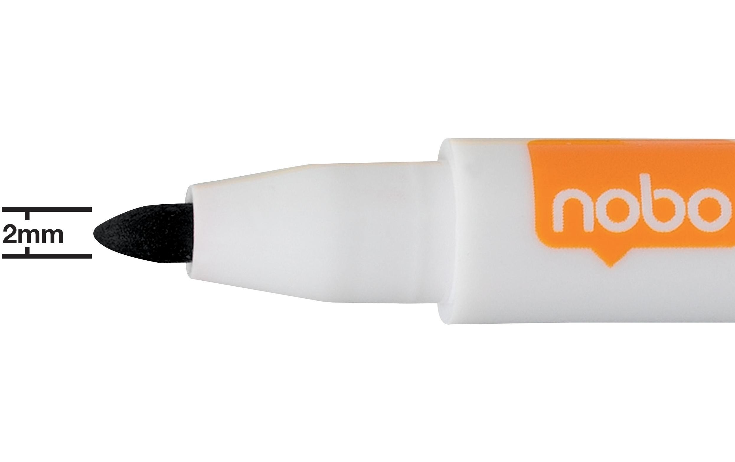 Nobo magnethaftend 6 Stück schwarz