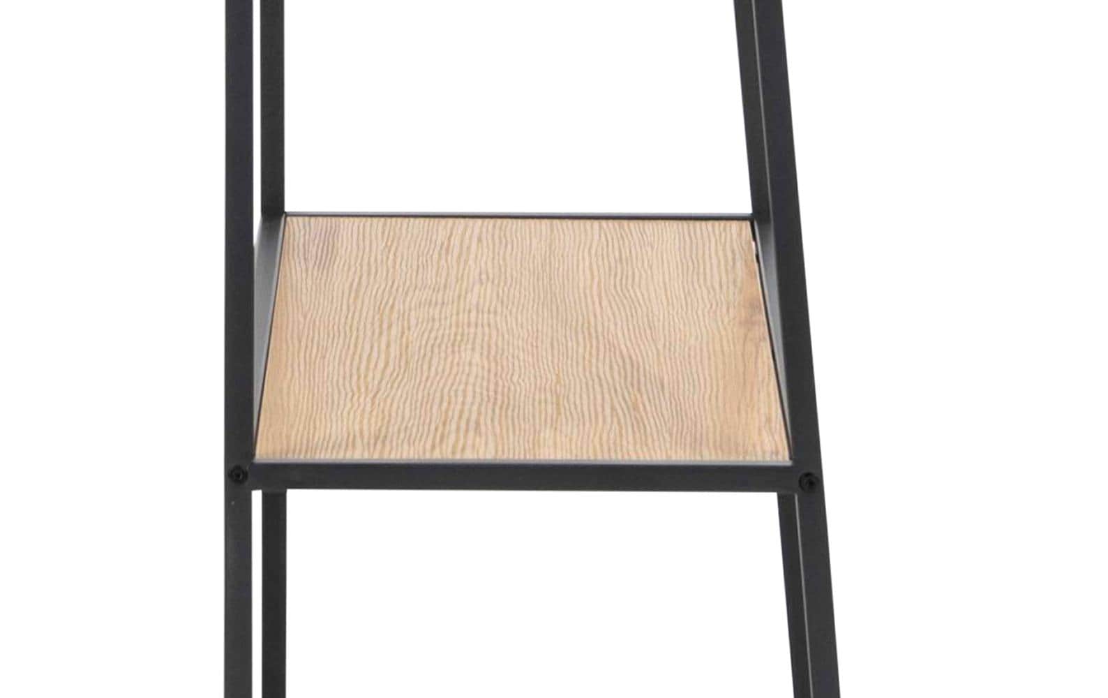 AC Design Regal Seaford 77 x 36 x 174.5 cm, Eiche/Schwarz matt