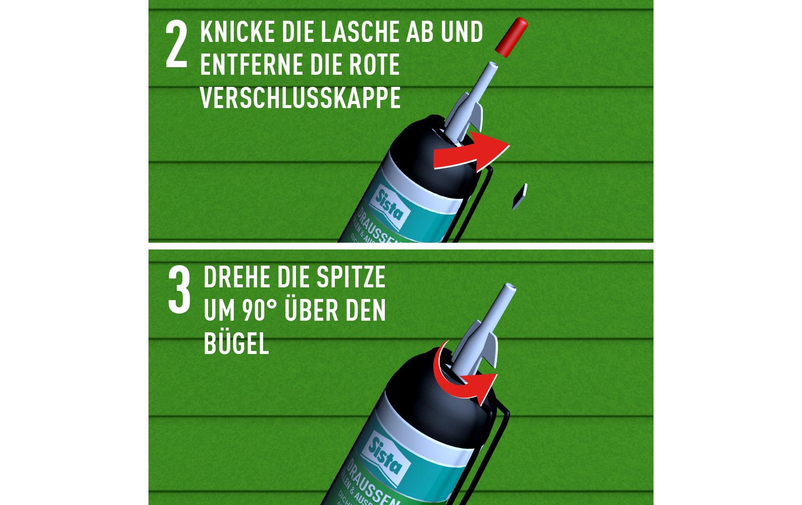 Sista Dichtmasse Draussen Füllen & Ausbessern 100 ml, Transparent