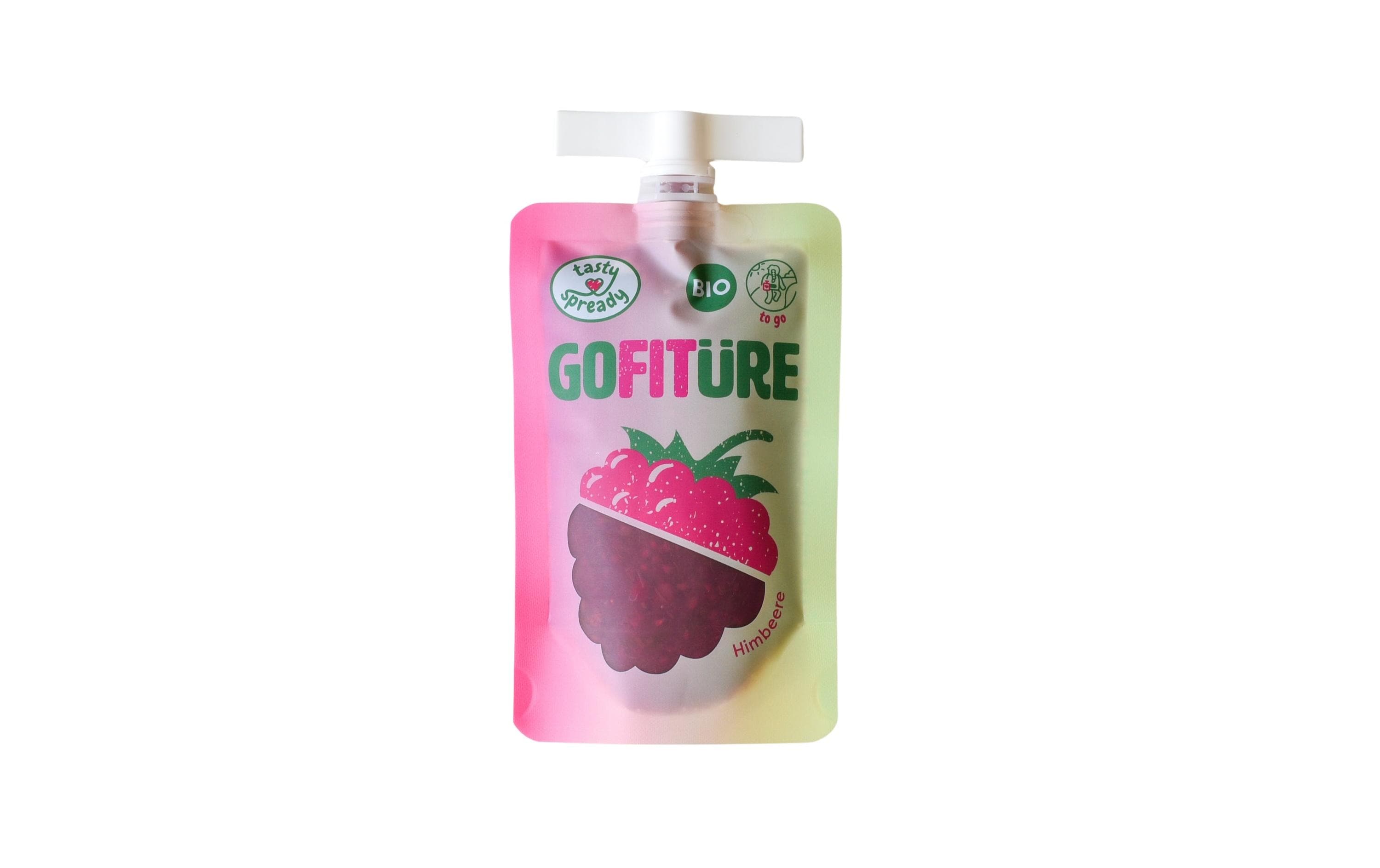 GOFITÜRE Bio Himbeere die zuckerreduzierte Konfitüre Alternative