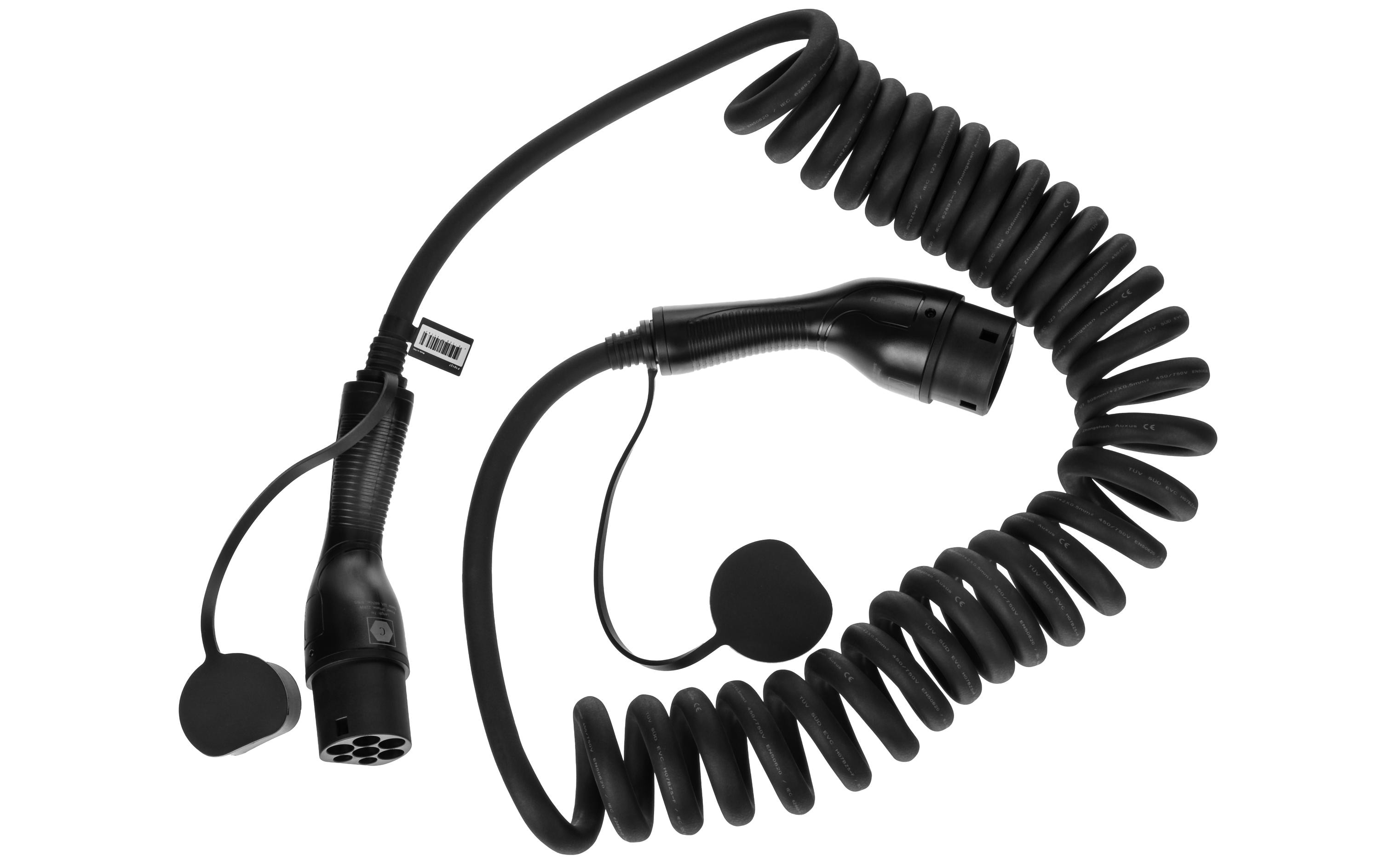 FURBER.power Ladekabel FREYJA Typ 2 22 kW 7 m Spiral FURBER.power Ladekabel FREYJA Typ 2 22 kW 7 m Spiral