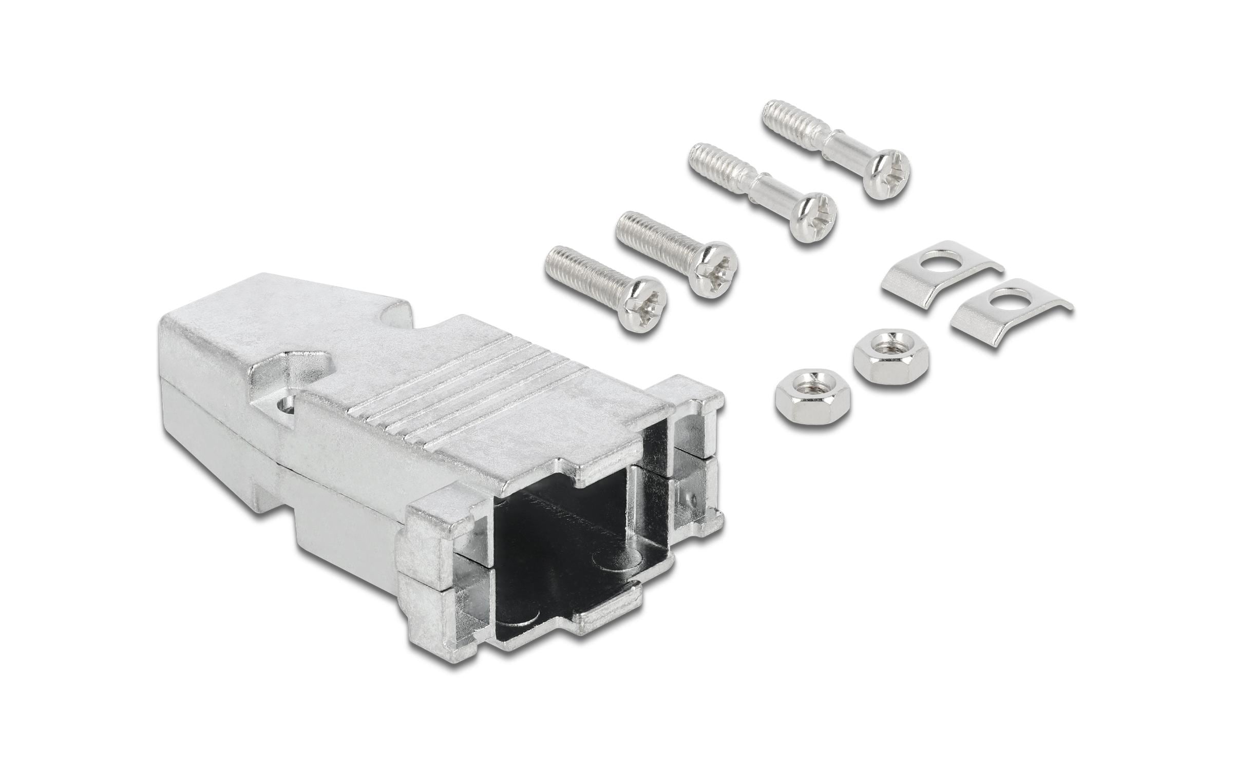 Delock Steckverbinder DB9, RS232 Metalgehäuse Delock Steckverbinder DB9, RS232 Metalgehäuse