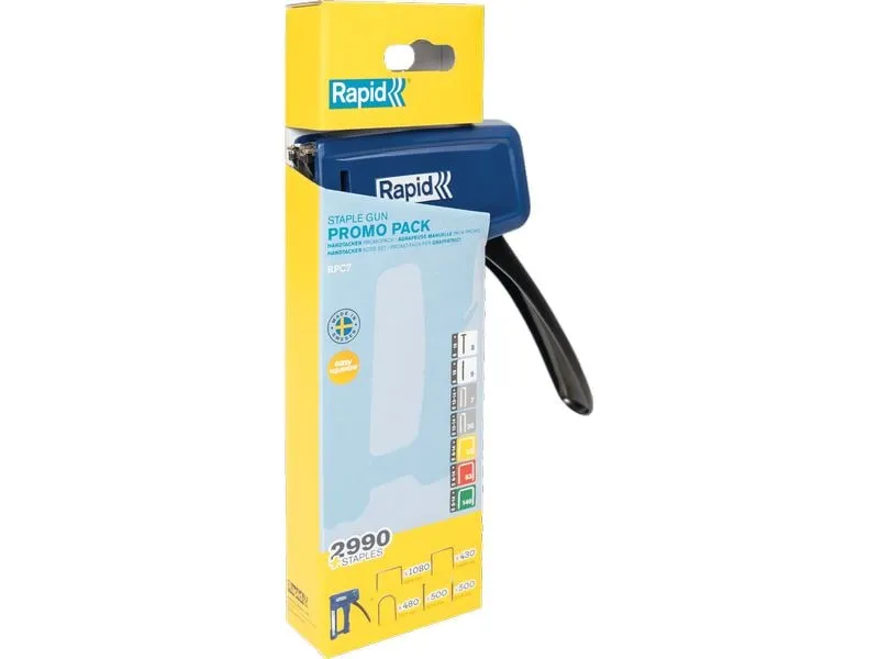 Rapid Handtacker RPC7 Starter-Kit inkl. Klammern
