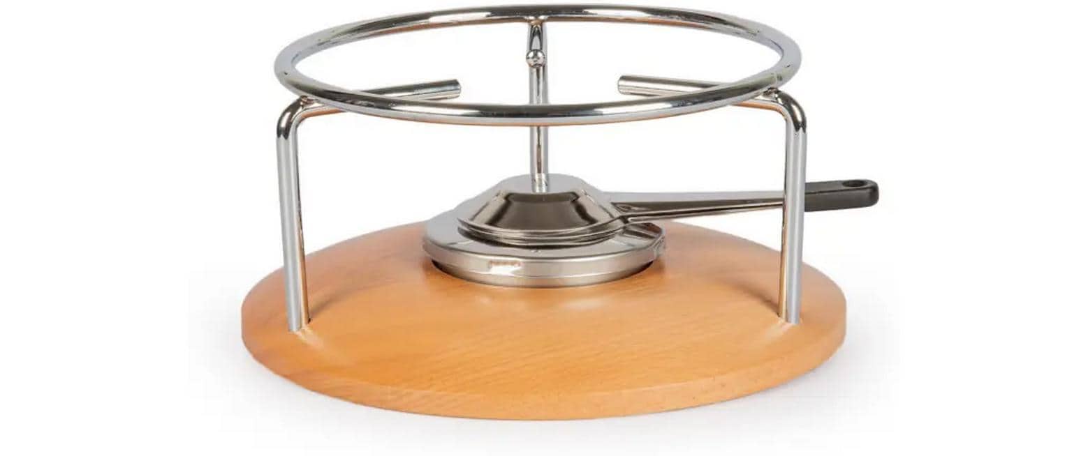 Stöckli Käsefondue-Set Sätnis Classic 8 Teile, Braun/Weiss