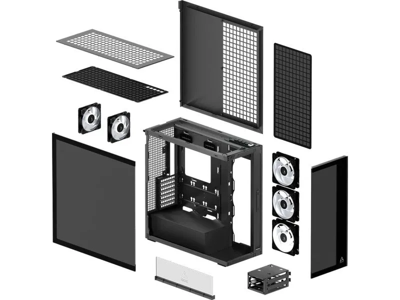 Arctic Cooling PC-Gehäuse ACPCC00015A Black Tinted Arctic Cooling PC-Gehäuse ACPCC00015A Black Tinted