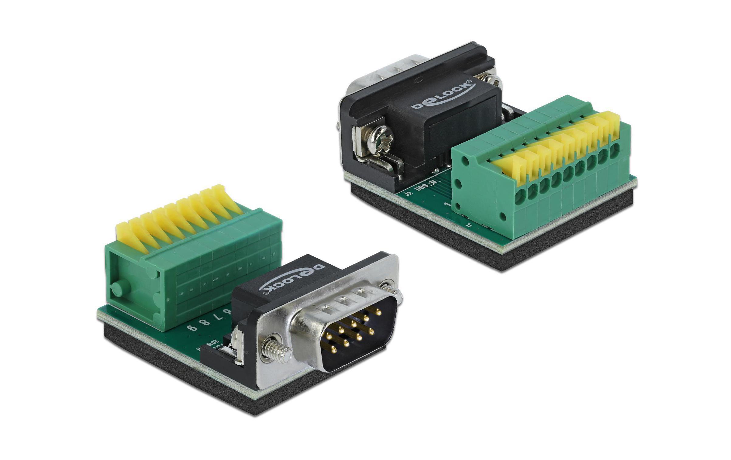 Delock Adapter Sub-D 9 Pin M Terminalblock 9 Pin 0 m Delock Adapter Sub-D 9 Pin M Terminalblock 9 Pin 0 m