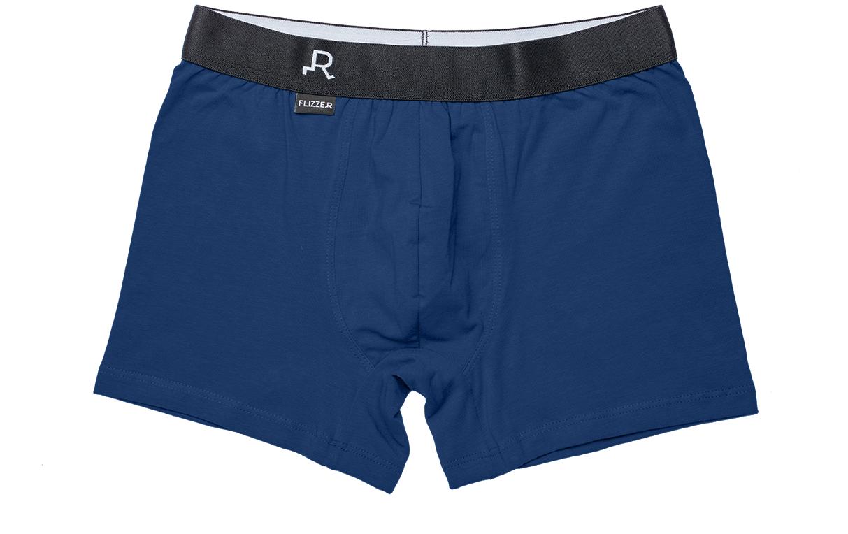 FLIZZER Unterhosen Trunk MIX 6er Pack Blau/Grau/Schwarz, S